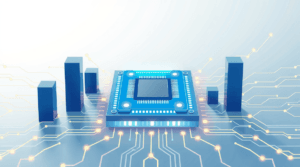 TSMC 실적 서프라이즈와 2026 AI 투자 수요를 상징하는 반도체 웨이퍼 일러스트