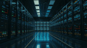 소버린 AI 관련주 — 국가 AI 데이터센터 인프라를 상징하는 서버룸 전경