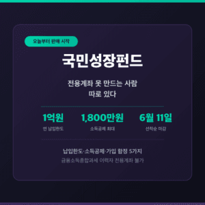 국민성장펀드 판매 첫날 썸네일